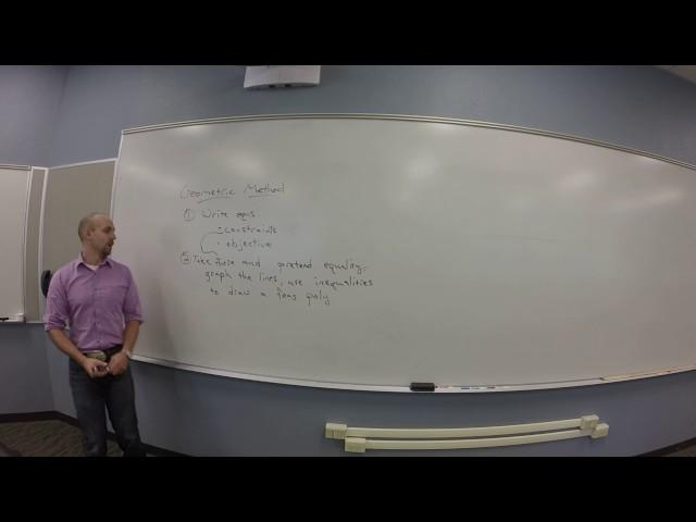 Linear Programming - Geo Method Overview