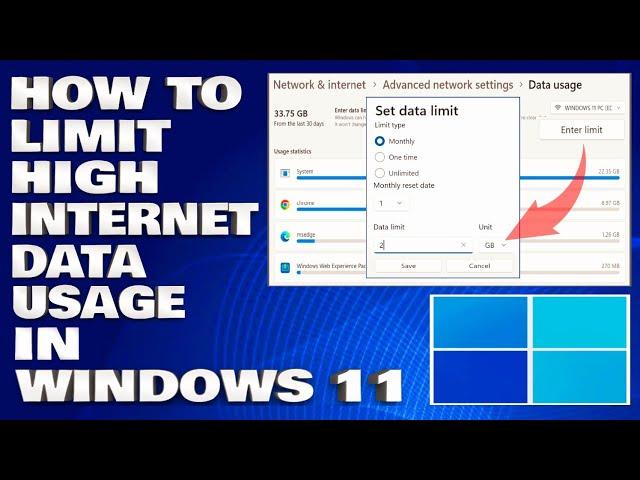 How To Limit High Internet Data Usage in Windows 11/10 | Stop High Data Consumption [Solution]