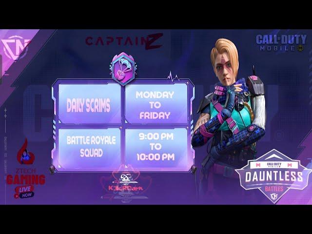 CAPTAINZ LIVE ¡¡¡DAUNTLESS BATTLES |BR| Squad |CallOfDuty®Mobile|S3|W12|D2