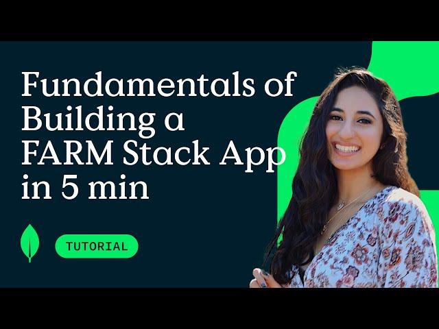 Fundamentals of Building a FARM Stack App in 5 min