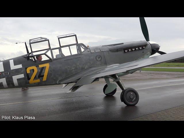 Bf-109 G12 Buchon/Hispano Aviación HA-1112 - Low & Loud