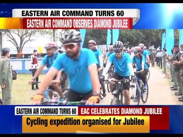 Eastern Air Command celebrates 60 years of service with cycling expedition