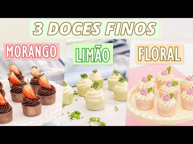 FIZ 3 DOCES FINOS - MORANGO, LIMÃO E FLORAL - Tiago Mauro