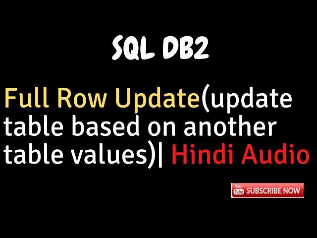 Update table based on another table in SQL-Full Row Update