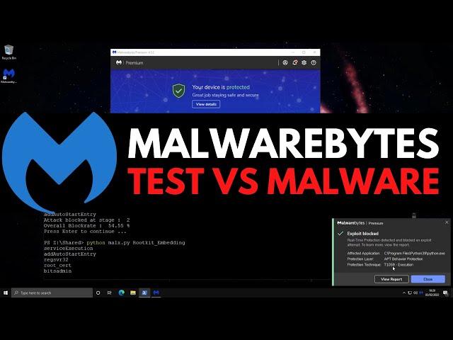 Malwarebytes 2022: Test vs Malware