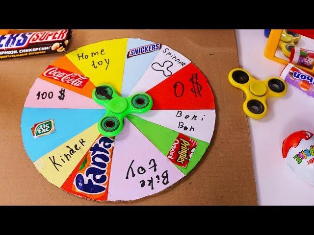 How To Make a PRIZE WHEEL - Cardboard diy prize wheel