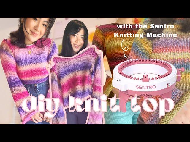 how to: knit a top with the Sentro knitting machine (it’s SUPER easy) 