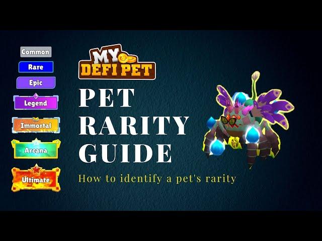 My Defi Pet Rarity Guide