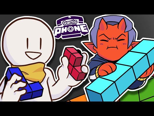 Animators played Tetris using Gartic Phone