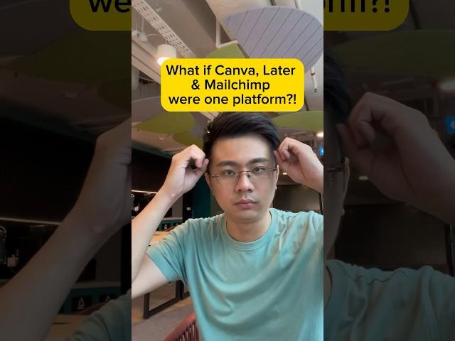 What if Canva, Later & Mailchimp were one platform?!