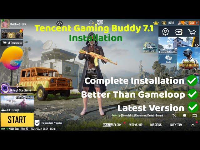 Install Tencent Gaming Buddy Latest Version | Complete Installation | Better Then Gameloop | 2024