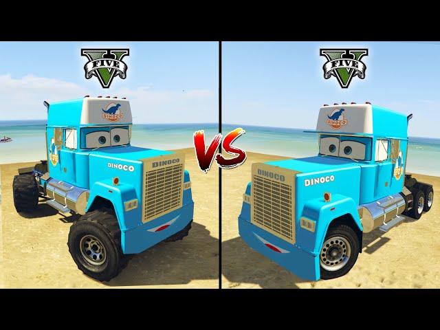 Monster Truck Mack Dinoco vs Normal Mack Dinoco in GTA 5 - which is best?