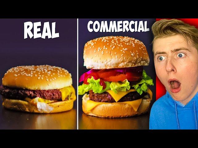 Food In Commercials Vs. Food In Real Life