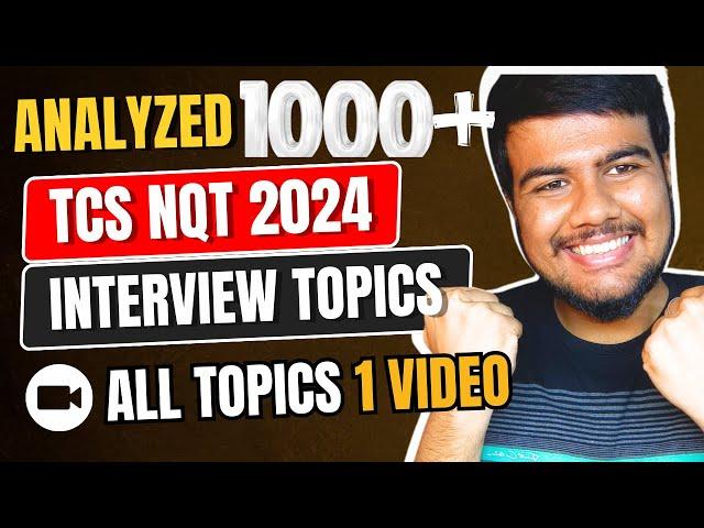 Ultimate TCS Interview Cheat Sheet: 1000+ Questions Analyzed!