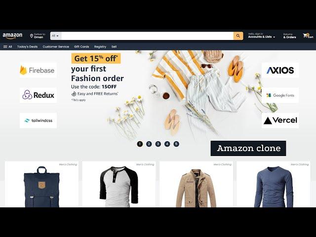 Creating an Amazon Clone with React, TailwindCSS, and Firebase - Step-by-Step Tutorial || Part One.