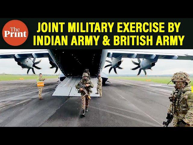 Watch: Joint Military exercise by Indian Army & British Army troops in UK