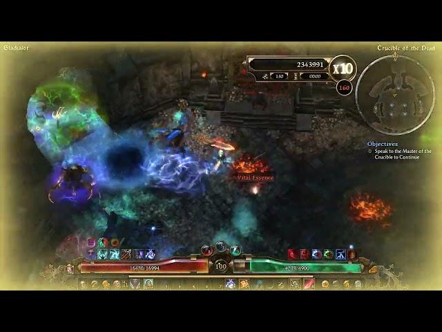 Grim Dawn Cold Drain Essence Reaper Crucible naked+extra spawns 4:32