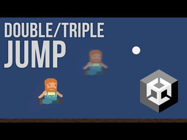 EASIEST Way To Double/Triple Jump In Unity 