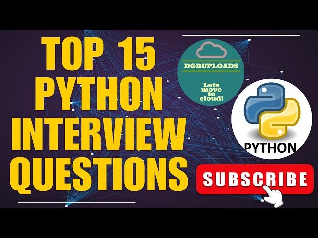 Top 15 Python for DevOps Interview Questions and Answers | DevOps interview prep | Python prep