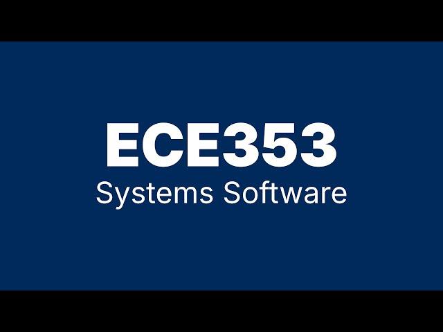 1. "Why Systems Software?" 2025 Winter ECE353 (University of Toronto)