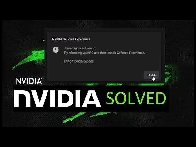 How to Fix Something Went Wrong | NVIDIA GeForce Experience | Solved