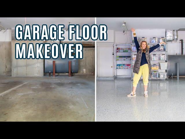 Garage Makeover with Rock Solid Floor Paint