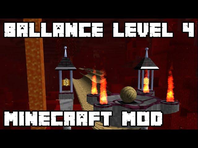 Ballance level 4 with minecraft textures (Minecraft mod)