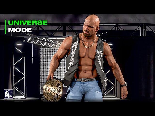 I made the best Universe Mode but it’s 1998! (WWE 2K23)