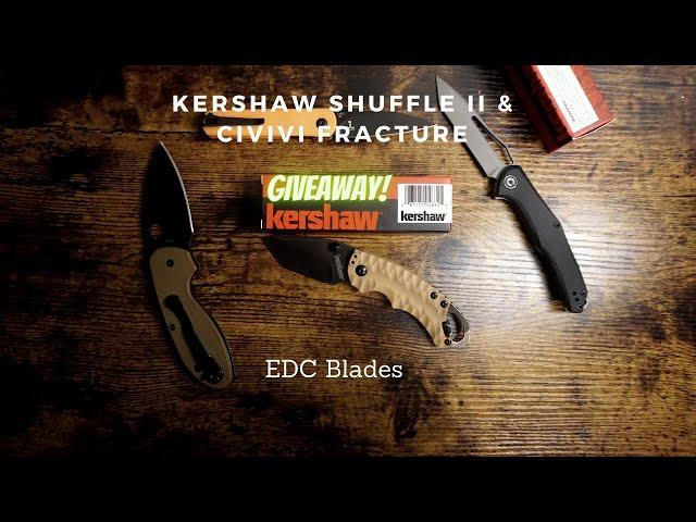 Kershaw Shuffle II Unboxing, Review. Plus follow up on blades under $50. Giveaway has ended!