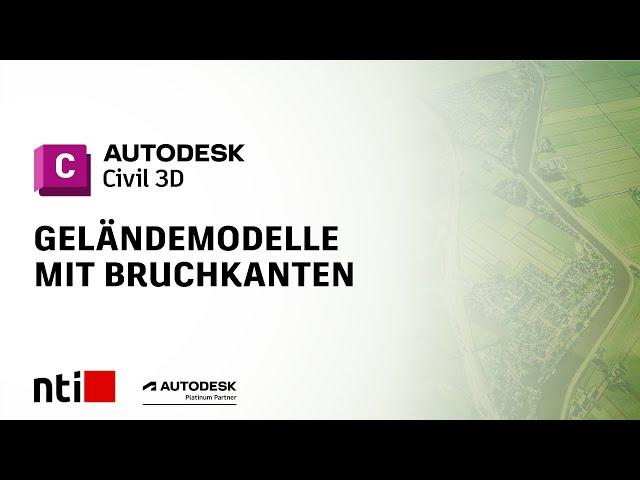 Geländemodelle mit Bruchkanten erstellen - Autodesk® AutoCAD® Civil 3D® - CADsys