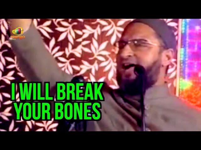 Asaduddin Owaisi Alerts Congress | I Will Bend Your Bones | Mango News