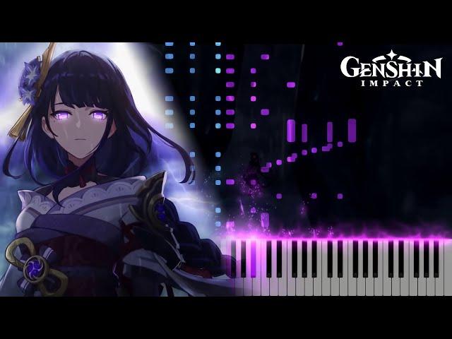 ｢Raiden Shogun: Awake From a Nightmare｣ - Genshin Impact OST Piano Cover [Sheet Music]