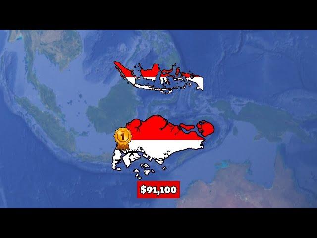 What if Singapore Was A Province of Indonesia | Country Comparison | Data Duck