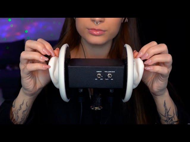 ASMR Pure EAR Tapping for Tingles No Talking | 3dio