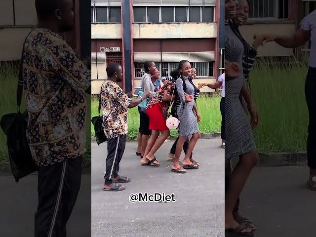 Unical girls !!! Like free p*nutsSee their reaction#McDiet #viralreels