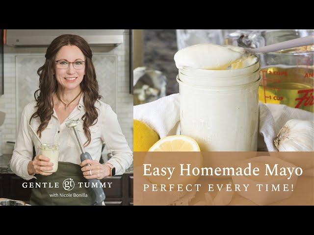 Easy Homemade Mayo | Less Than 1 Minute | PERFECT Every Time!