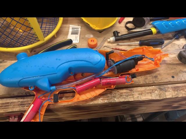 DIY electric water gun 