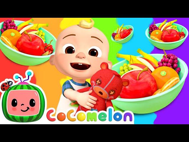 Yes Yes Rainbow Fruits | Learning Colors For Children | Cocomelon Nursery Rhymes & Kids Songs