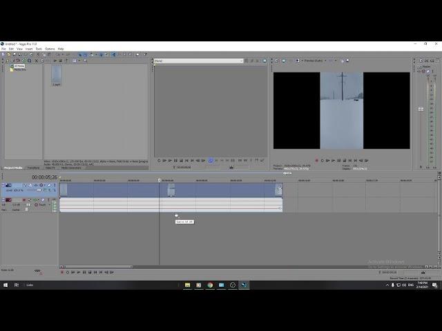 Как отделить видео от аудио в Sony Vegas