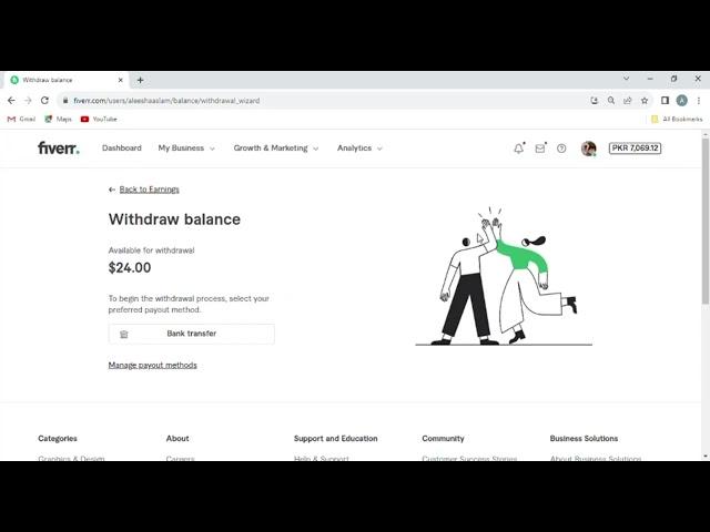 how to withdraw money from fiverr to Payoneer to bank transfer full detailed video @fiverr