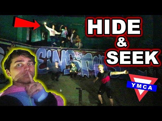 HIDE AND SEEK IN ABANDONED YMCA (man inside...)