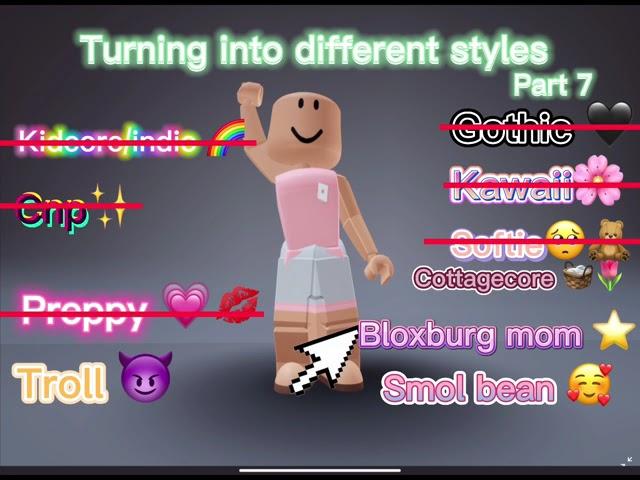 Turning Into Different Styles (part-7) | Roblox Trend