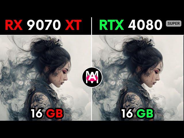 RX 9070 XT VS RTX 4080 SUPER TEST IN 20 GAMES 1080P - 2K - 4K