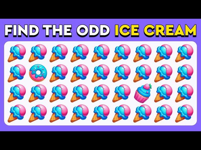 Find the ODD One Out - Sweets Edition  | Easy, Medium, Hard Levels Quiz