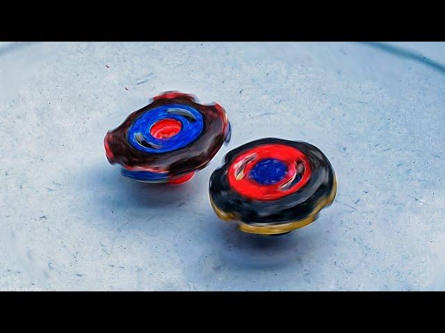 BladeX VS DarkBlade Metal DIY Beyblade Fight