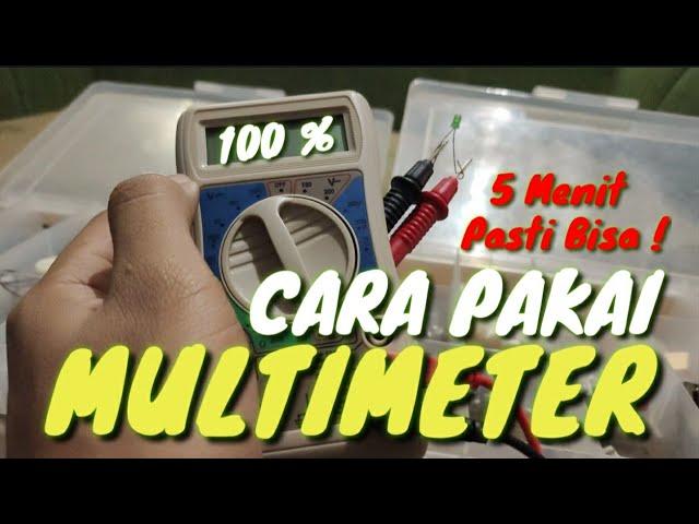 Cara Membaca Multimeter Digital