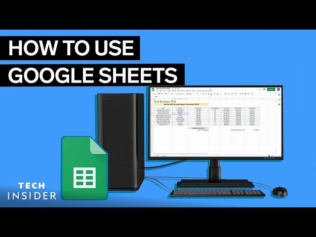 How To Use Google Sheets