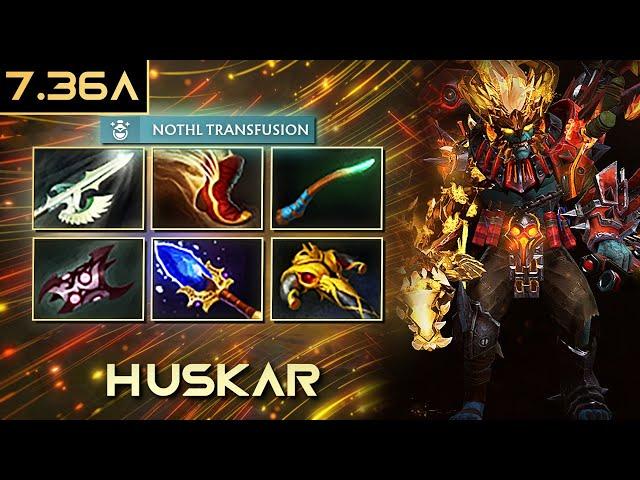 [MIDLANE] W33 HUSKAR 7.36 | #Dota2 #4K