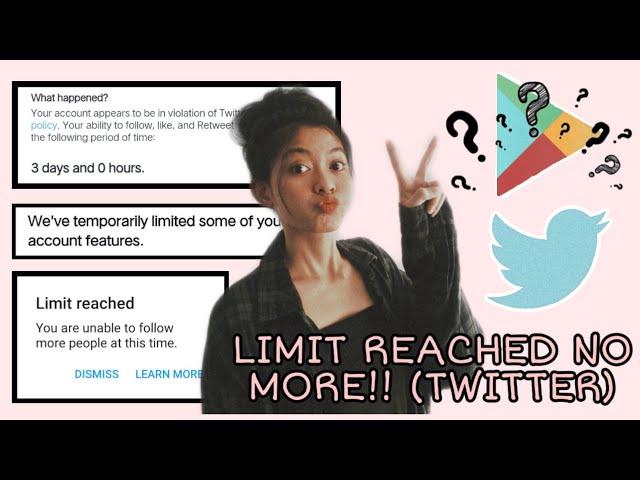 LIMIT REACHED TWITTER HACK (UNABLE TO FOLLOW) | Harra Abundo