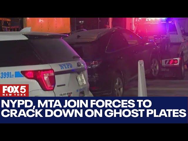 NYPD, MTA join forces to crack down on ghost plates in NYC